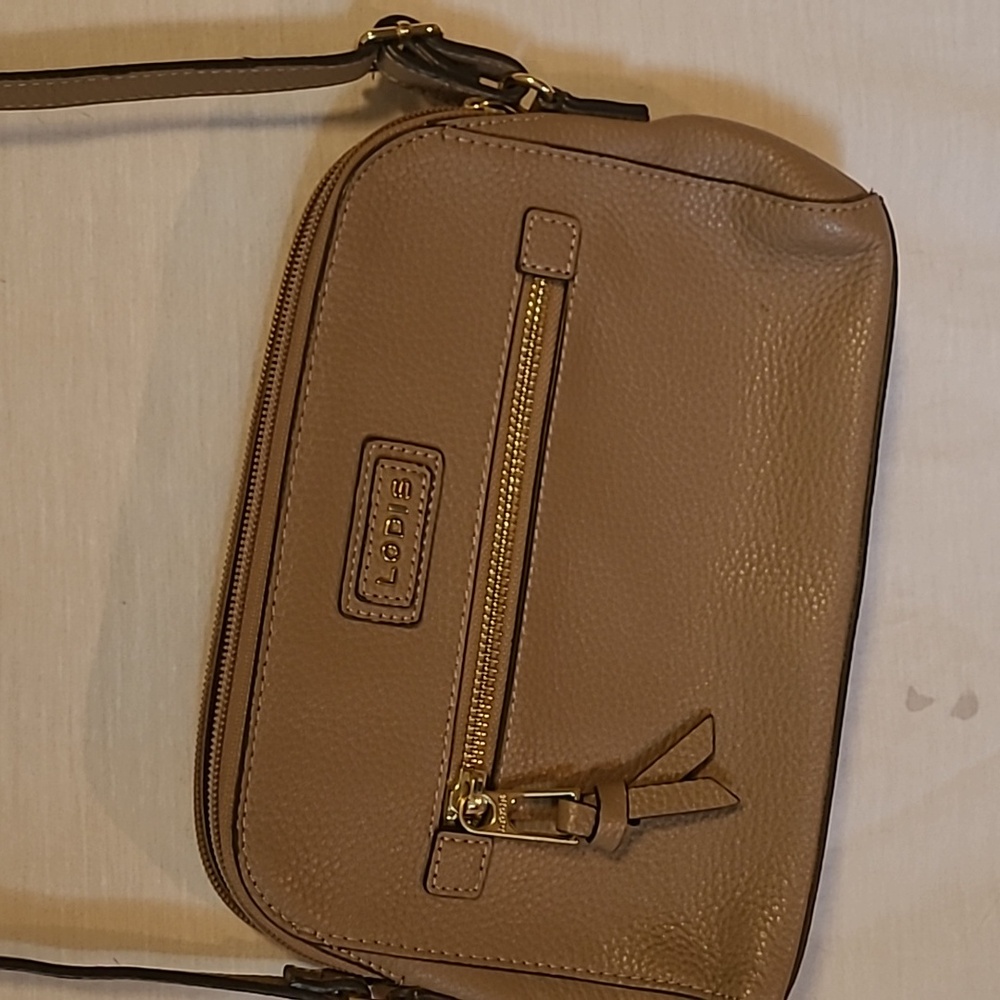 Lodis leather crossbody bag
